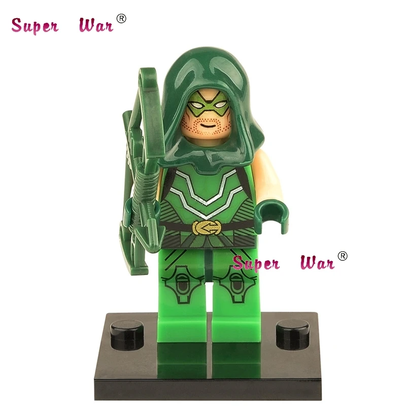 

1PCS superhero marvel avengers Green Arrow building blocks action sets model bricks toys for children