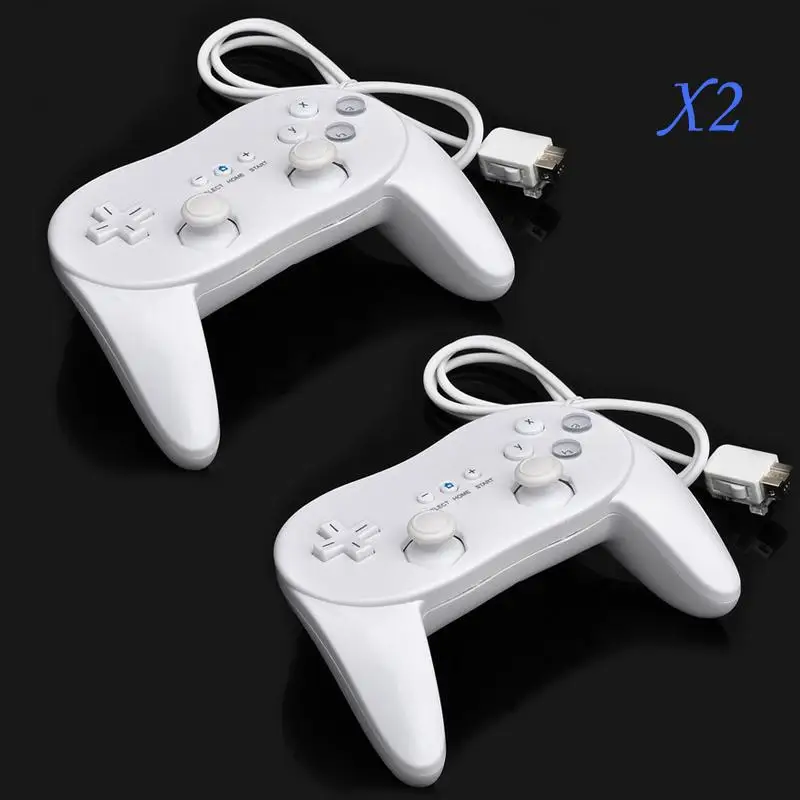 2 шт. Классический Pro проводной игровой контроллер Pro для Nintendo Wii игры удаленного