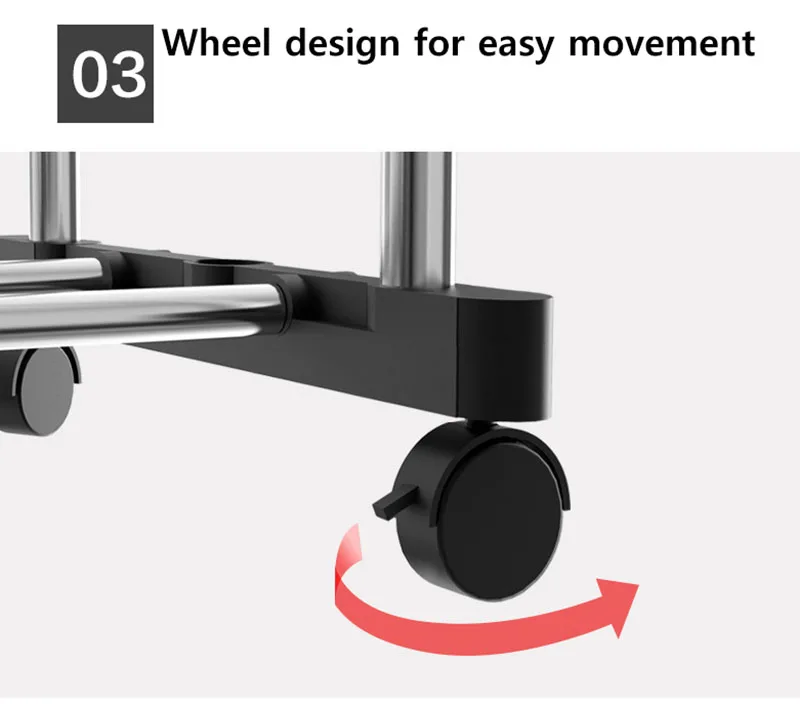 Мебель двойная складная металлическая вешалка для гостиной, вешалка для одежды, подвесное платье для одежды на колесах, стойка для мебели для спальни