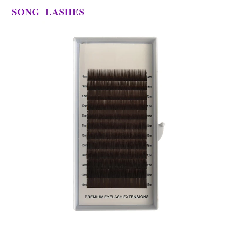 SONG LASHES высокое качество накладные ресницы для бровей 12 линий в лотке