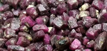 

0.5-1.5cm red corundum rough, 200g/pack, natural rough specimen
