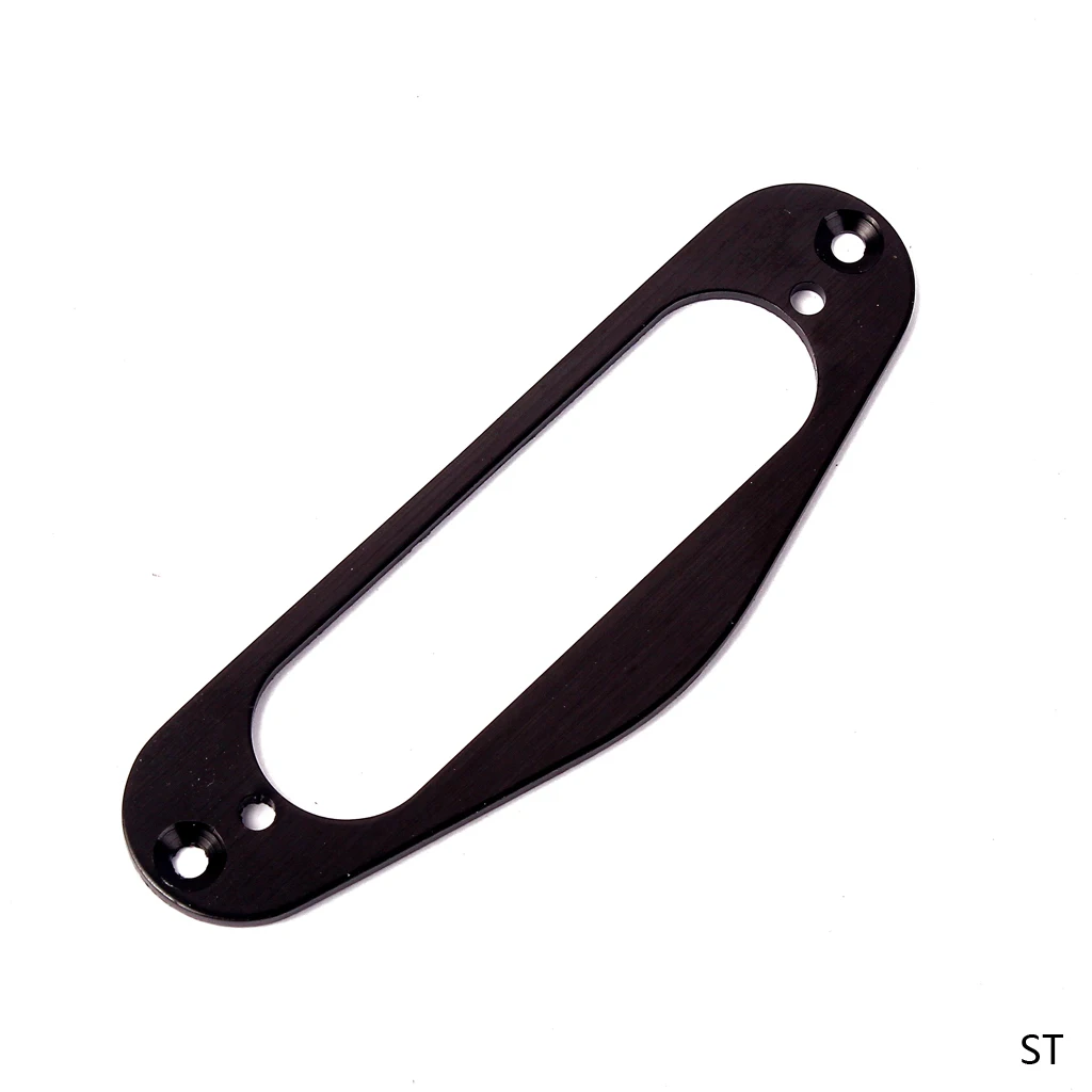 1x Electric Guitar Solid Pickup Mounting Surround Aluminium Ring Frame Black