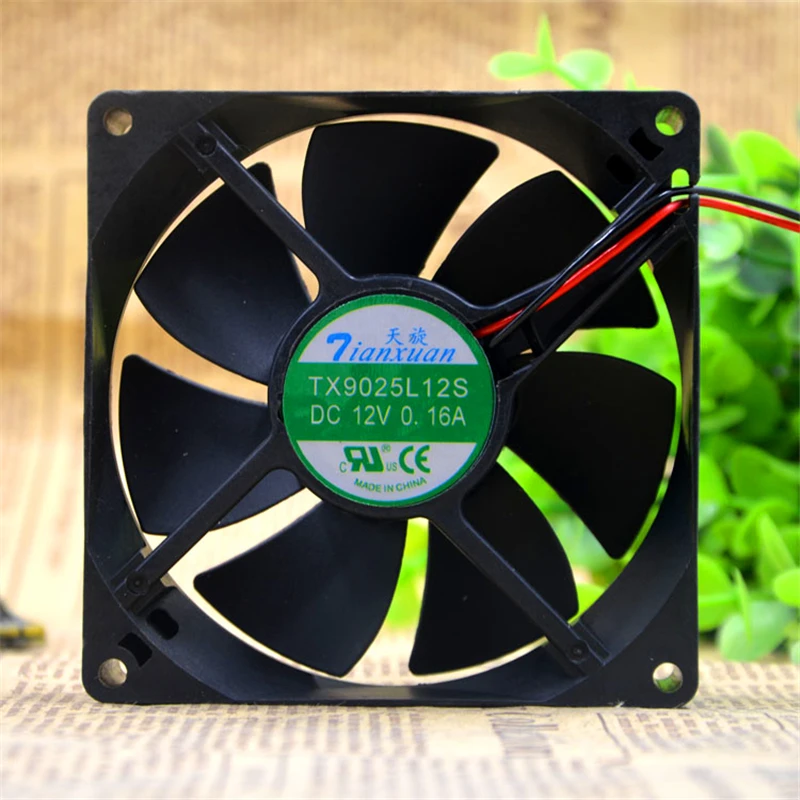 ANS все новые Semi CO TX9025L12S 9 см 90 мм DC 12 В 0.16A 90*90*25 осевой компьютер Корпус Вентилятор