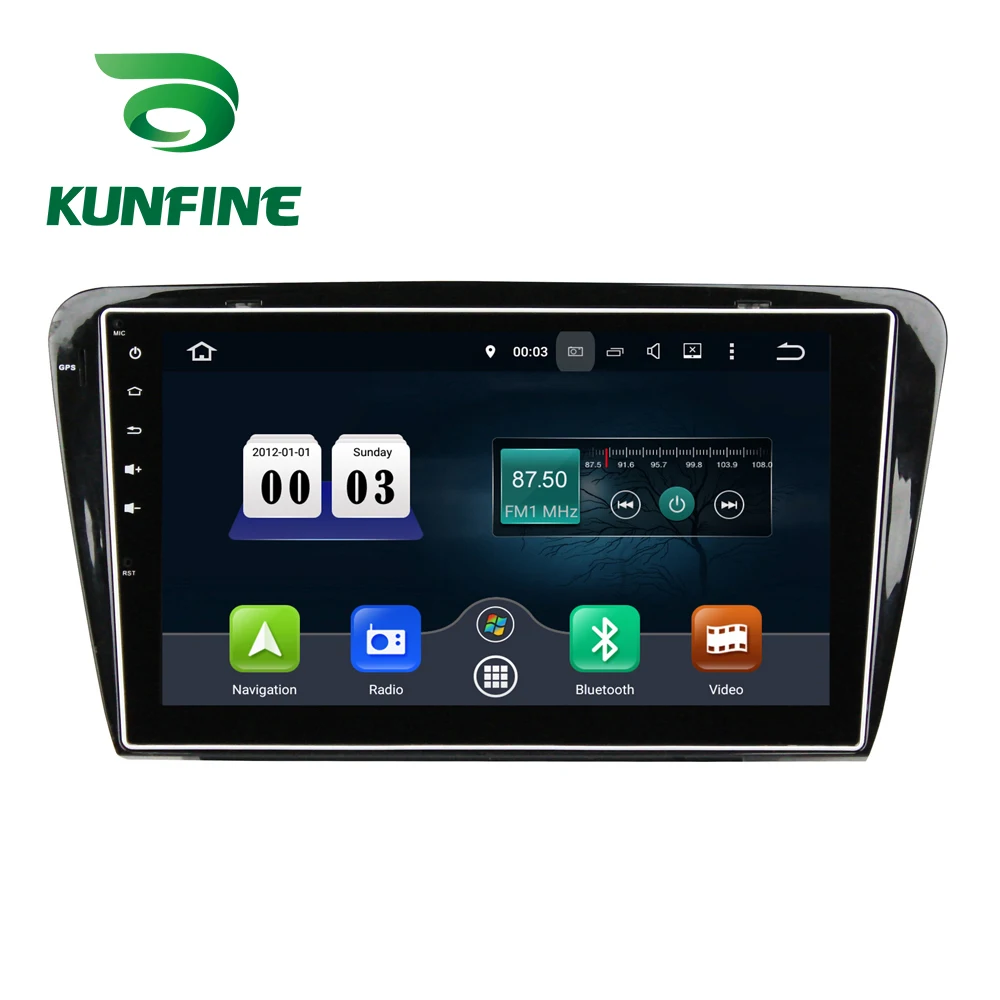 Android Car DVD GPS Navigation Multimedia Player Car Stereo For 2014-2015 SKODA OCTAVIA   Radio Headunit (1)