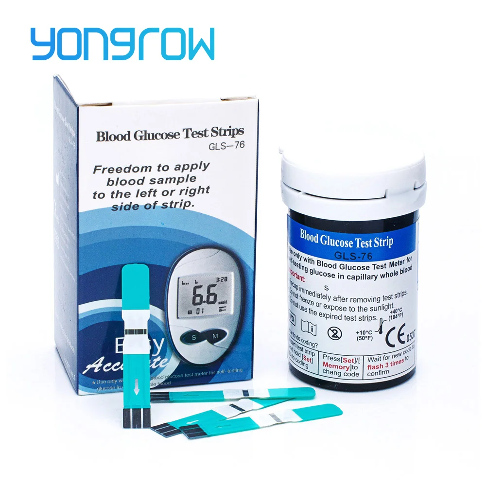 

Yongrow Medical Blood Glucose Test Strips 25Pcs For Blood Glucose Meter (Only Test Strips)
