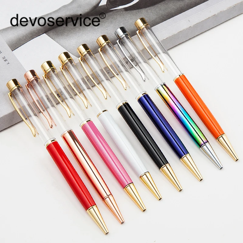 

Creative DIY Hand Made Crystal Colored Ballpoint Pen Empty Pen Metal High Grade Birthday Valentine's Day Gift Kid Teachers Gifts