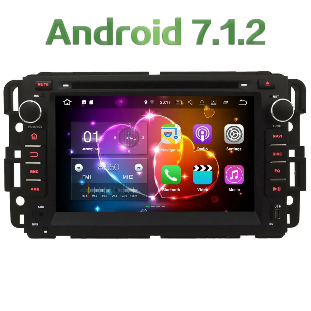 4G WIFI Android 7 1 2 2GB RAM DAB SWC Car DVD font b Multimedia b