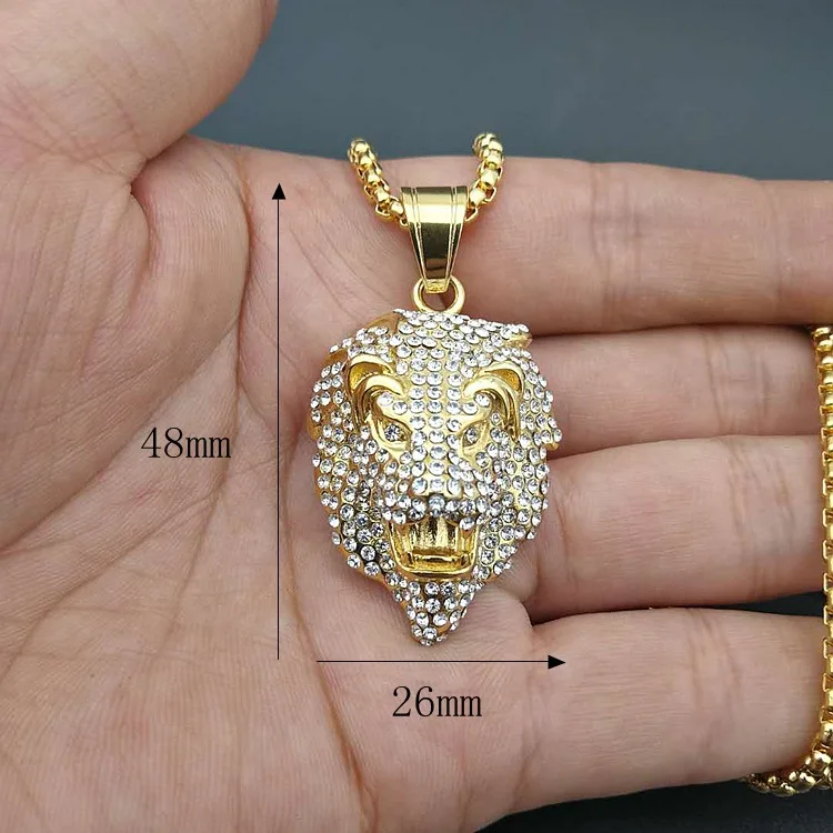 Женская и мужская цепочка с подвеской в стиле хип хоп|franco chain|zircon necklacenecklace men |