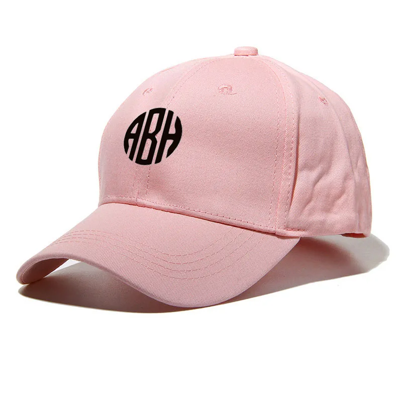 

Personalized Custom Summer Monogram Baseball Cap Letter Combination Embroidered Dad bridesmaids hats Fashion Women Accessories