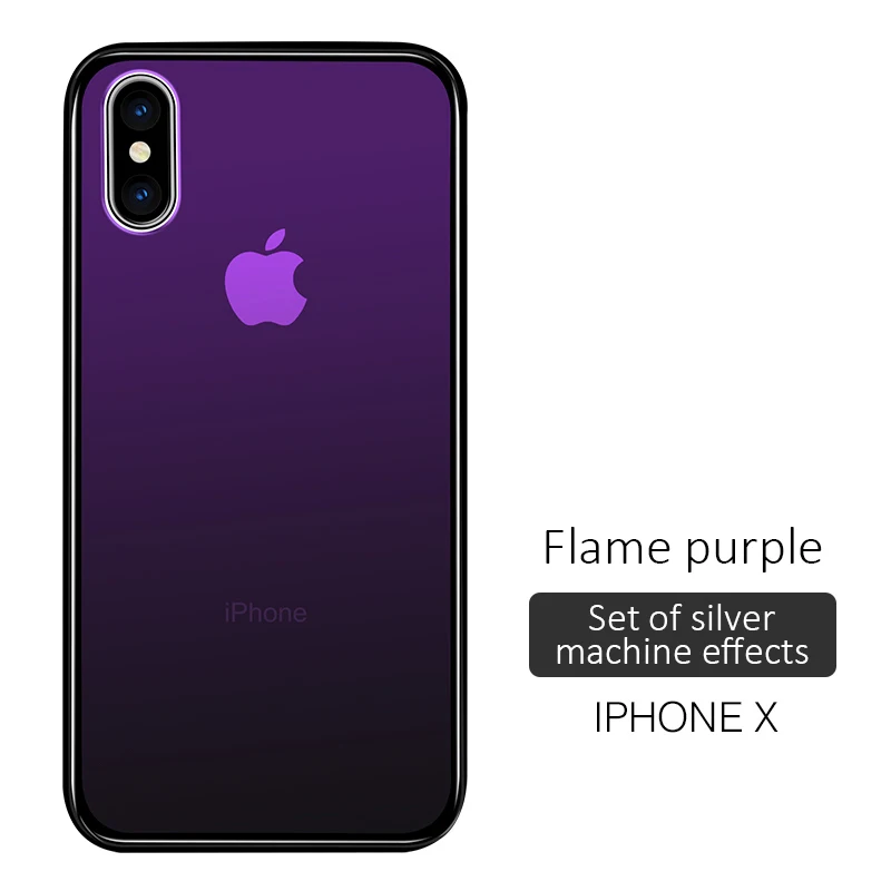 Gradient Tempered Glass Phone Case