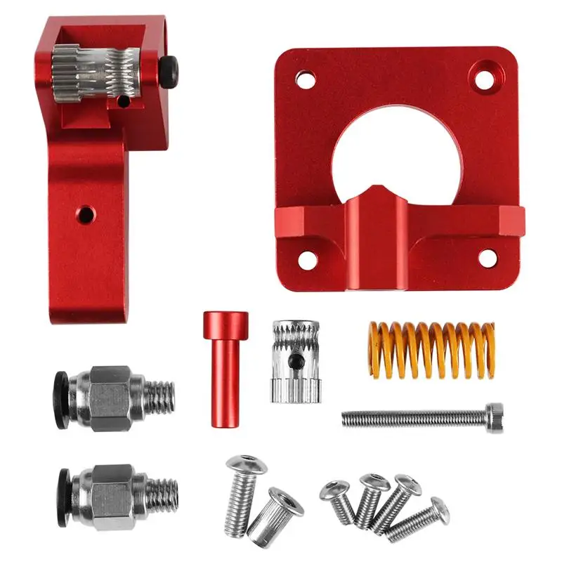 

Upgraded Aluminum Dual Gear Pulley Dual Drive Extruder Kit for Creality CR-10/CR-10S/CR-10S Pro/ Ender-3/Ender-3 Pro 3D Printer