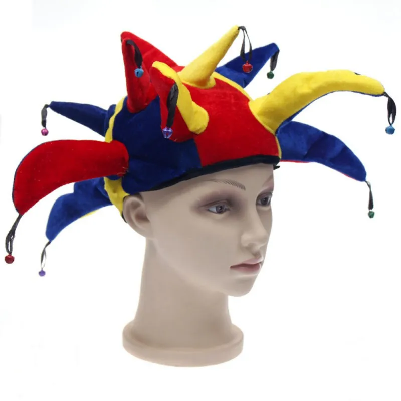 Хэллоуин маскарад украшения карнавал Забавный костюм партии Косплей клоунская шляпа для взрослых детей