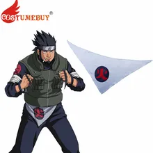 CostumeBuy Naruto Shippuden Sarutobi Asuma Land of Fire's Twelve Guardian Shinobi Hono шарф поясная повязка аниме аксессуары для косплея