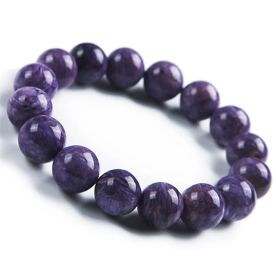 Purple Natural Amethyst Bracelet, Size: 8mm At ₹ 218/piece In Khambhat - Foto 4