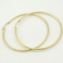 Gokadima женские серьги, 20 мм-70 мм Серьги-кольца, маленькие или большие баскетбольные женские серьги-кольца из нержавеющей стали, вечерние ювелирные изделия