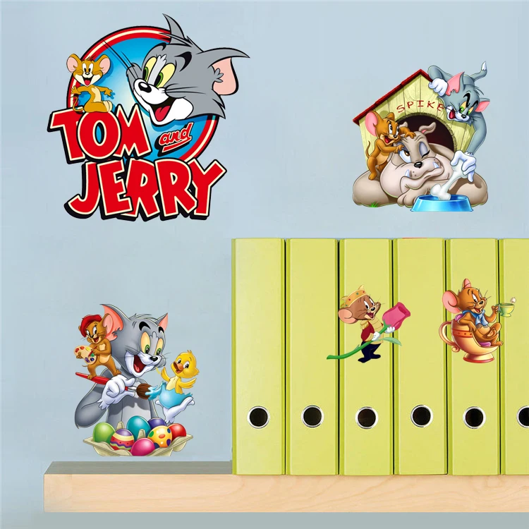 tom and jerry VINYL WALL STICKER WALL DECALS wall decor d024in Wall