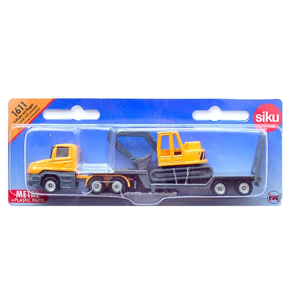 SIKU Игрушечный грузовик игрушка сплав экскаватор модель Автомобильное устройство прицепа автомобиль игрушка инженерный транспортер грузовик дети игрушки - Цвет: 1611