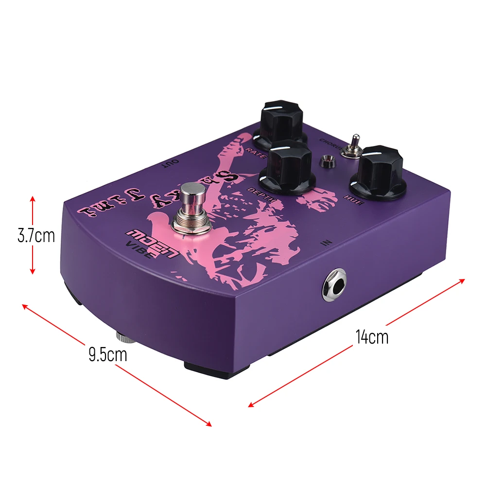 MOEN MO VB Shaky Jimi Vibrato хор гитары педаль эффекта настоящий обход алюминиевый сплав