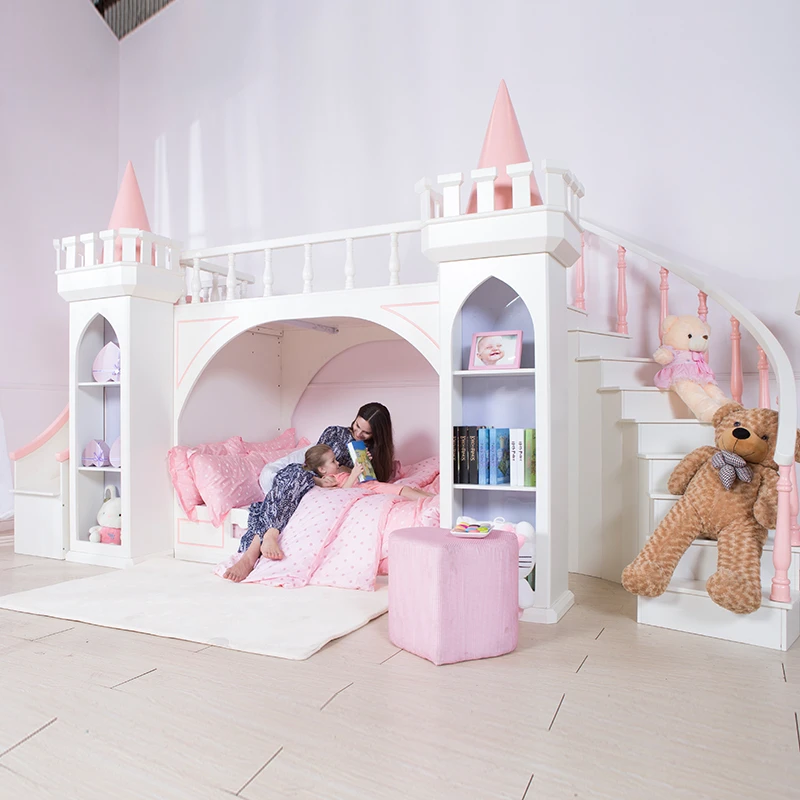 girl bed with slide