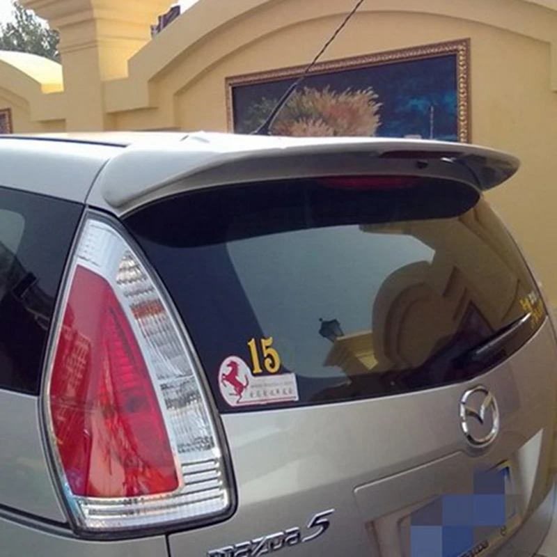 Задний цветной спойлер для Mazda 5 АБС пластик высокого качества 2005 2010|rear spoiler|car rear