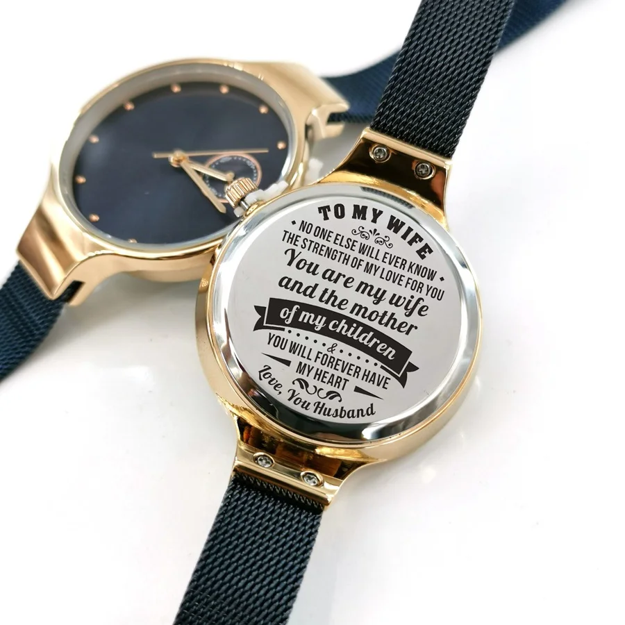 M4200 для моей жены модные роскошные часы с гравировкой автоматические кварцевые женские часы женские наручные часы свадебные юбилейные подарки - Цвет: M4201