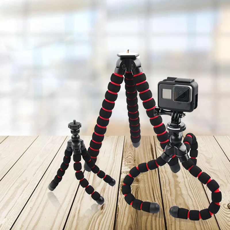 Octopus Tripods Stand Spider Flexible Mobile Mini Tripod Gorillapod For iPhone GoPro Canon Nikon Sony Camera Table Desk