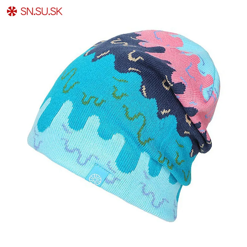 Зимняя шапка сноуборд теплая лыжная мужчины и женщины шапочка|skull cap beanie|beanie mencap