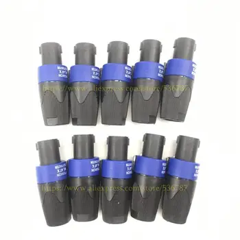 

Hiqh quality 10pcs/lot 4-core Speakon connector speaker plug for Neutrik NL4FC Professional