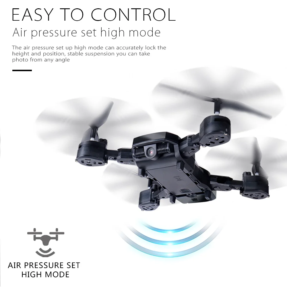 2 4G WiFi FPV Drone с камерой HD 480P 720P камера Дрон складной Квадрокоптер трек полет