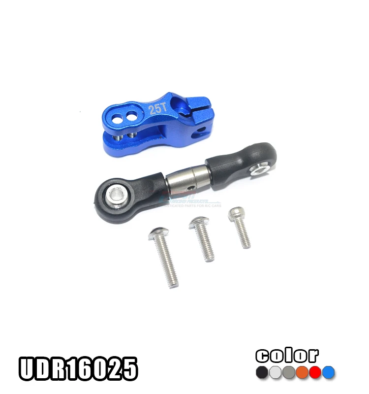 Lega Di Servo Corno Servo Arm Con Cravatta Regolabile Set Asta Per 1/7 Traxxas Illimitato Desert Racer Udr