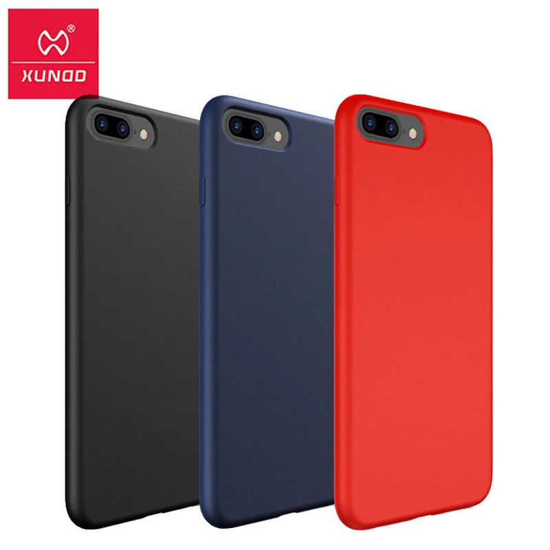 

Hot Sale case for iPhone 7 8 Plus, Xundd Soft liquid silicone Shockproof protective cover for iPhone 7 7plus X 8 phone case capa