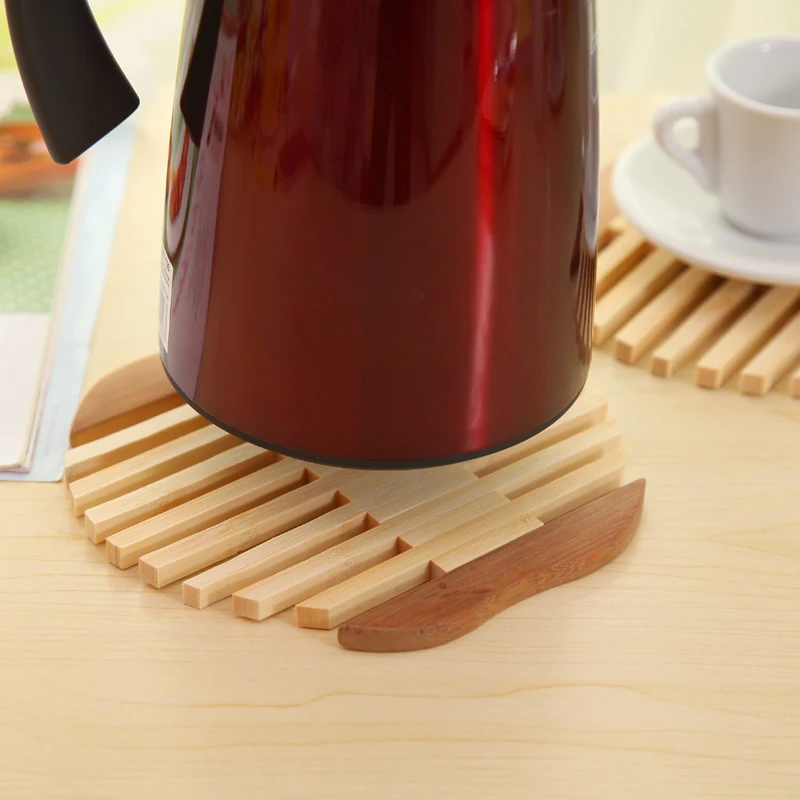 Wooden Coasters Cup Bowl Pad Mat Coffee Tea Cup Mats Teapot Drink Coasters Q Wooden Coasters Cup Bowl Pad Mat Coffee Tea Cup Mats Teapot Drink Coasters Q