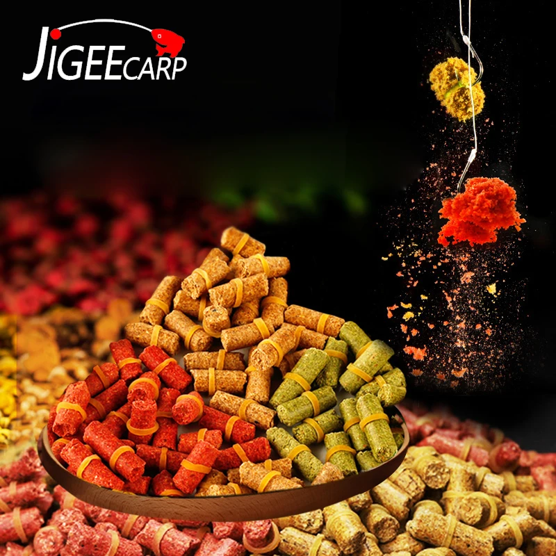 

JIGEECARP 1Bag Carp Fishing Baits Grass Carp Baits Smell Carp Lure Formula Insects Rods Multi Flavour Chod Rig Baits