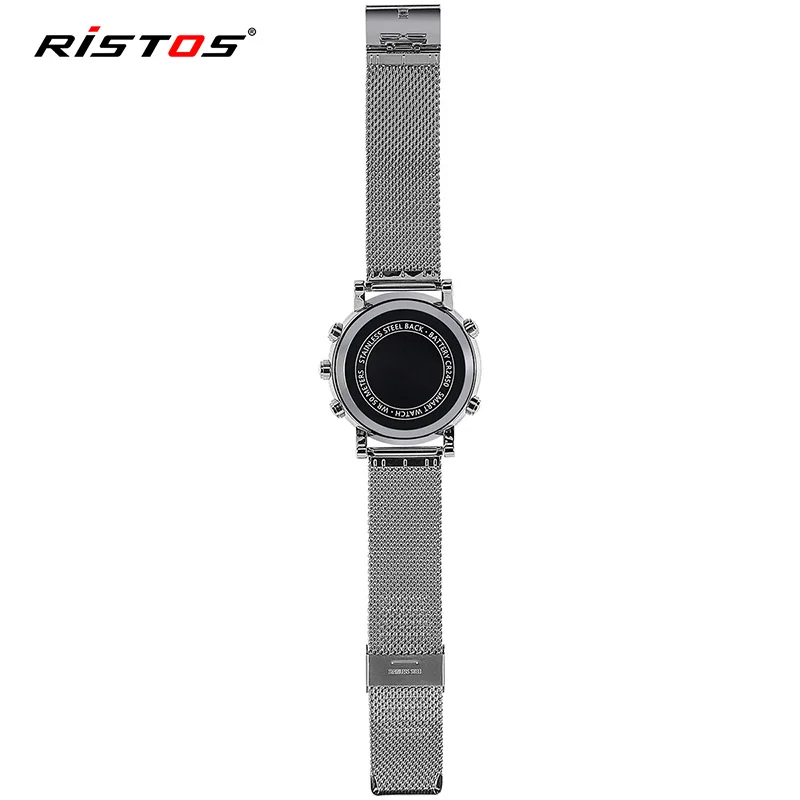 Ristos Цифровые кварцевые часы Для мужчин Спорт на открытом воздухе Элитный бренд
