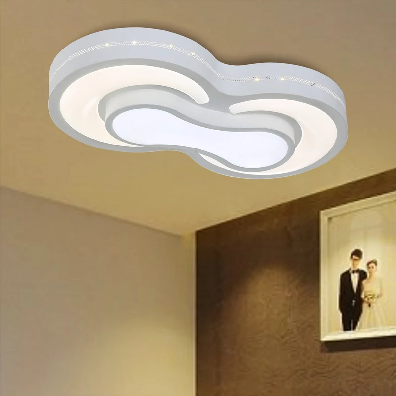 Moderno techo del led enciende 72 w lámparas dormitorios 6 cabezas para salón lámpara de la.jpg Lámparas de salón de techo