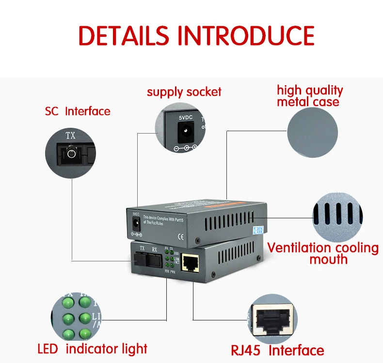 Боковой или B боковой HTB-3100 HTB-3100 A/B 25 км netLINK 10/100 м Одномодовый волоконный WDM волоконный медиаконвертер A 1310nm B 1550nm