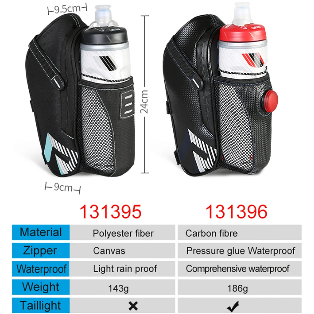 Cheap ROSWHEEL Bicycle Bag Rainproof Saddle Bag Outdoor Cycling Mountain Bike Back Seat Tail Pouch Maintenance Tool Bags with Tailligh 0