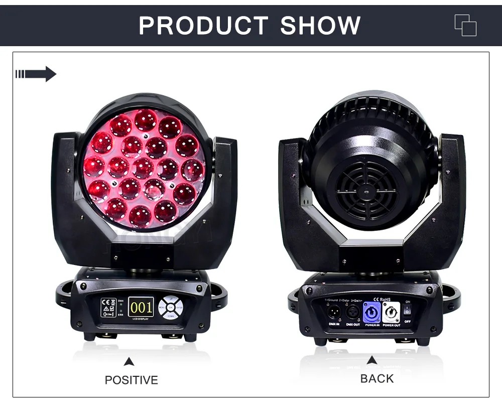 Movendo a Cabeça Efeito para dj 19x15 w Levou Zoom Luz Lavagem Rgbw Luz 11 19x15w led zoom movente cabeça luz rgbw lavagem effect para dj luz