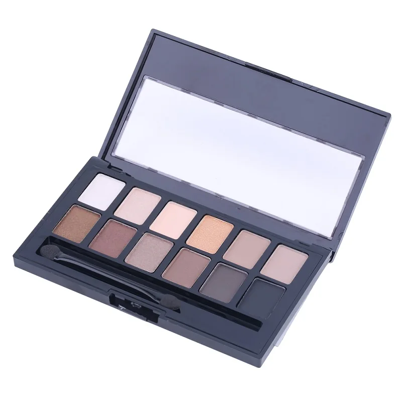 the Nudes 12 Colors Pro Matte Eye Shadow Cosmetic Make Up Set Naked Pallete Eyeshadow Palette Brighten - Цвет: multicolor