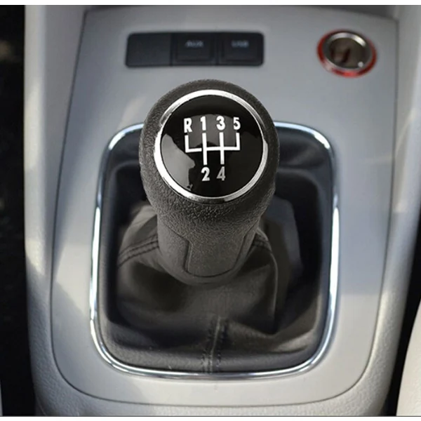 5 Speed Car Gear Shift Knob With Gaitor For VW Polo 9N 9N2 2002 2003