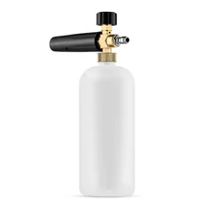Buy 1PC Car Cleaning Gun High Pressure Washer Snow Foam Lance Portable Water Cannon Soap Foamer Rotating Nozzle for Car Watering Free Shipping
