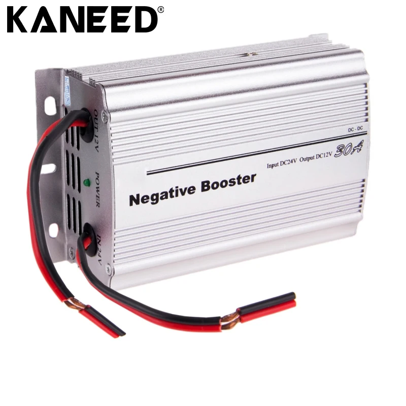 

30A Car Power Inverter Converter DC 24V to DC 12V Auto Negative Booster Power Inverter Adapter