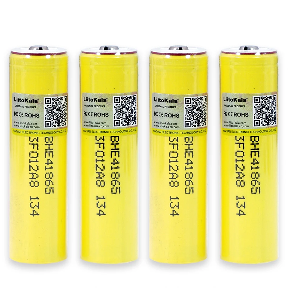 1-12 шт Liitokala HE4 2500mAh литий-ионный аккумулятор 18650 3,7 V мощность аккумуляторные батареи Макс 20A, 35A+ DIY точечный колпак