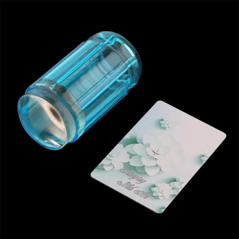 

2.8cm Nail Stamper DIY Kit Set 1Pc Clear Stamper Squishy Marshmallow Nail Art Stamper & 1Pc Scraper