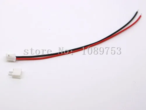 50 SETS Mini Micro JST 2.0 PH 2-Pin Connector plug with Wires Cables 120MM-2