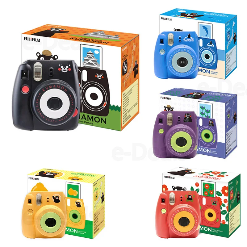 Набор камер Fujifilm Instax Mini 8 KUMAMON мгновенная камера Kumanon с пленкой + блокнот наклейки