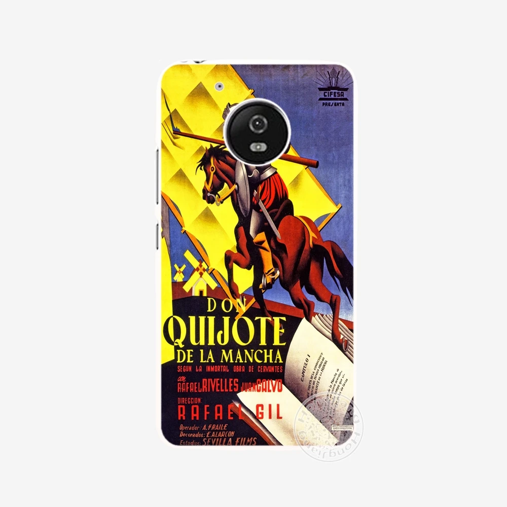 HAMEINUO Испания любовь карта флаг Дон киксот чехол для Motorola Moto G6 G5 G5S G4 PLAY PLUS ZUK Z2 pro|case