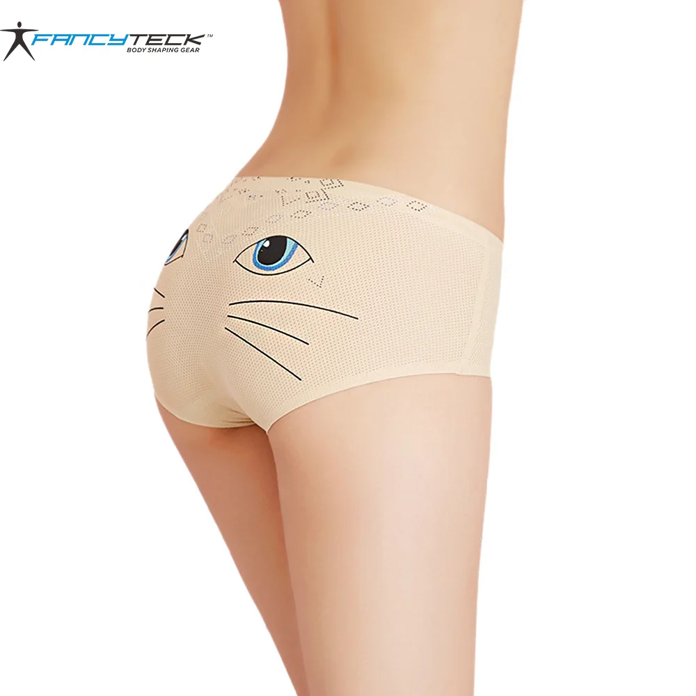 Для женщин трусы Новинка 2017 года Лидер продаж нижнее белье бесшовные Cat трусики