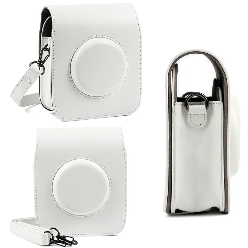 Винтажная сумка из искусственной кожи с плечевым ремнем, чехол для камеры, защитный чехол для FUJI Instax SQUARE SQ20 Leica Soft camera