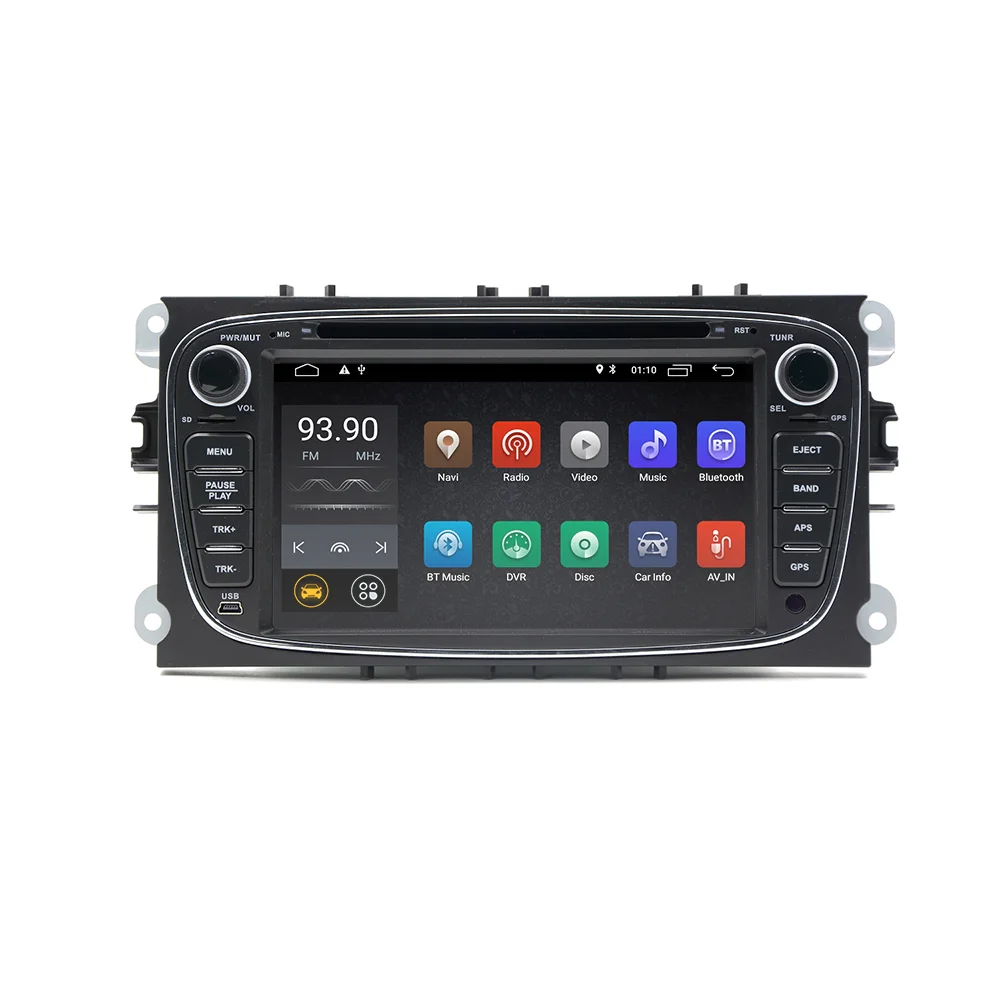 2din 7 дюймов Восьмиядерный 2+ 32G HD Android 8,1 автомобильный dvd-плеер для Ford Mondeo2008-2010 Galaxy с Радио Стерео gps навигация 2+ 32G